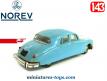 La Jaguar MK1 bleue en miniature par Norev au 1/43e avec son toit fendu