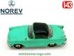La Simca plein-ciel verte en miniature Norev au 1/43e