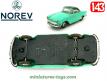 La Simca plein-ciel verte en miniature Norev au 1/43e