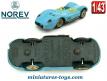 La Maserati Sport 200 SI miniature bleue par Norev au 1/43e incomplète