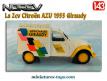 La 2cv Citroën AZU 1955 Giraudy en miniature de Norev au 1/43e