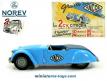 La 2cv Citroën Barbot spéciale de 1953 en miniature par Norev au 1/43e