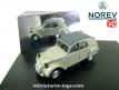La 2cv Citroën 1950 en miniature de Norev au 1/43e