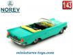 La Chrysler New Yorker bleue miniature de Norev au 1/43e incomplète