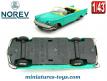 La Chrysler New Yorker bleue miniature de Norev au 1/43e incomplète