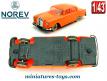 La Mercedes Benz 220 SE Servo direction orange en miniature Norev au 1/43e