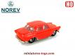La Simca Aronde P60 rouge en miniature par Norev au H0 HO 1/86e