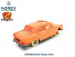 La Peugeot 404 orange Servo Direction en miniature Norev au 1/43e incomplète