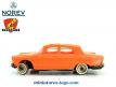 La Peugeot 404 orange Servo Direction en miniature Norev au 1/43e incomplète