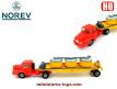 Le tracteur Unic ZU 120 et sa semi containers a ciment miniature Norev au 1/86e