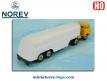 Le tracteur Unic Esterel et sa semi remorque citerne miniature Norev au 1/86e