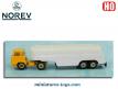 Le tracteur Unic Esterel et sa semi remorque citerne miniature Norev au 1/86e