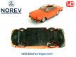 Le coupé Renault Floride en miniature de Norev au 1/43e incomplet