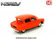 La berline Ami 6 Citroën orange miniature de Norev au 1/43e