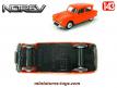 La berline Ami 6 Citroën orange miniature de Norev au 1/43e