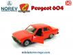 La Peugeot 604 rouge miniature de Norev Plastigam au 1/43e