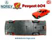 La Peugeot 604 rouge miniature de Norev Plastigam au 1/43e
