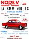 Le coupé BMW 700 LS rouge en miniature par Norev au 1/43e