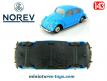 La Volkswagen 113 Coccinelle bleue en miniature par Norev au 1/43e