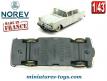 La berline Opel Kapitan grise en miniature par Norev au 1/43e