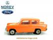 La Ford Anglia 105E orange en miniature de Norev au 1/43e