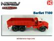Le camion Berliet T100 n°1 miniature de Norev au 1/43e incomplet