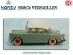 La Simca Versailles en miniature de Norev au 1/43e