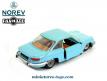 Le coupé Panhard 24 CT bleu ciel en miniature de Norev au 1/43e