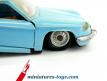 Le coupé Panhard 24 CT bleu ciel en miniature de Norev au 1/43e