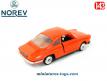 Le coupé Simca 1000 orange de 1962 en miniature par Norev au 1/43e