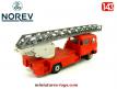 Le camion Berliet GBK 18 grande échelle pompiers en miniature Norev au 1/43e