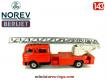 Le camion Berliet GBK 18 grande échelle pompiers en miniature Norev au 1/43e