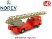 Le camion Berliet GBK 18 échelle pompiers miniature par Norev au 1/43e