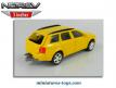 L'Audi A4 Avant jaune en miniature par Norev au 1/54e