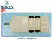 La caravane Henon EH 56 220 en miniature de Norev au 1/43e incomplète