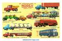Le tracteur Unic ZU 120 et sa semi transport de voitures par Norev au 1/86e