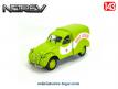 La 2cv Citroën AZU 1955 Huile Lesieur en miniature de Norev au 1/43e