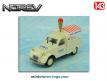 La 2cv Citroën AZU de 1964 pick-up glaces Miko en miniature par Norev au 1/43e
