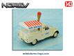 La 2cv Citroën AZU de 1964 pick-up glaces Miko en miniature par Norev au 1/43e
