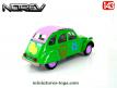 La Citroën 2cv Peace in Love de 1974 en miniature par Norev au 1/43e