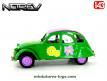 La Citroën 2cv Peace in Love de 1974 en miniature par Norev au 1/43e