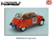 La Citroën 2cv n° 68 du Team FG en voiture miniature par Norev au 1/43e