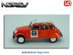 La Citroën 2cv n° 68 du Team FG en voiture miniature par Norev au 1/43e