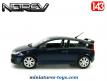 Le coupé Citroën C4 bleu de 2004 en miniature par Norev au 1/43e