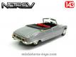 Le cabriolet DS 21 Citroën 1970 miniature par Norev au 1/43e incomplet