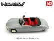 Le cabriolet DS 21 Citroën 1970 miniature par Norev au 1/43e incomplet