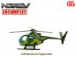 L'hélicoptère Hughes 500 Defender en miniature par Norev au 1/87e incomplet