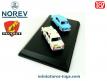 Les Peugeot 404 1961 et Rallye en miniatures par Norev au HO H0 1/87e 