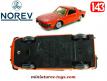Le coupé Fiat X1/9 rouge miniature par Norev Jet-Car au 1/43e incomplet