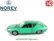 Le coupé Renault 17 TS vert miniature de Norev Jet-car au 1/43e
